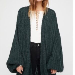 ISO Free People green oversized alpaca sweater